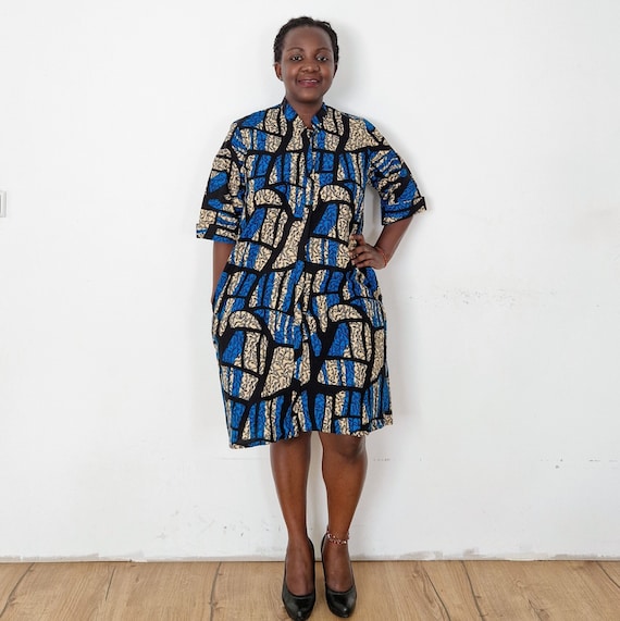 kitenge shirt dresses for ladies Shirt dress Zinapatikana Mikocheni na Sinzanadukani #shirtdress #women # kitenge #style #kitengefashion