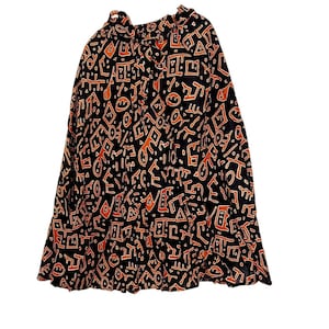 African clothing for women,  brown skirt, Circle skirt, A-line skirt, African print fabric skirt, tribal skirt