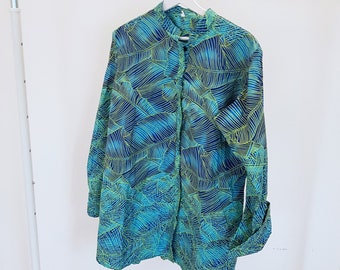 Green shirt, blouse, Africa blouse, kitenge blouse, Africa shirt for woman