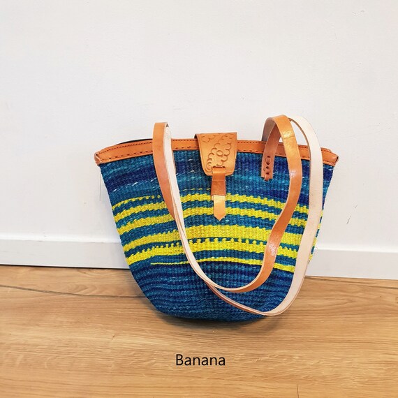 Bolso de sisal grande bolsa tejida bolso bolso hecho a | Etsy España