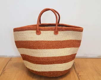 Africa bag, kiondo, sisal bag, Rattan bag, shopping bag, woven bag, handmade bag, Kenyan bag, summer bag, tote bag, jute bag