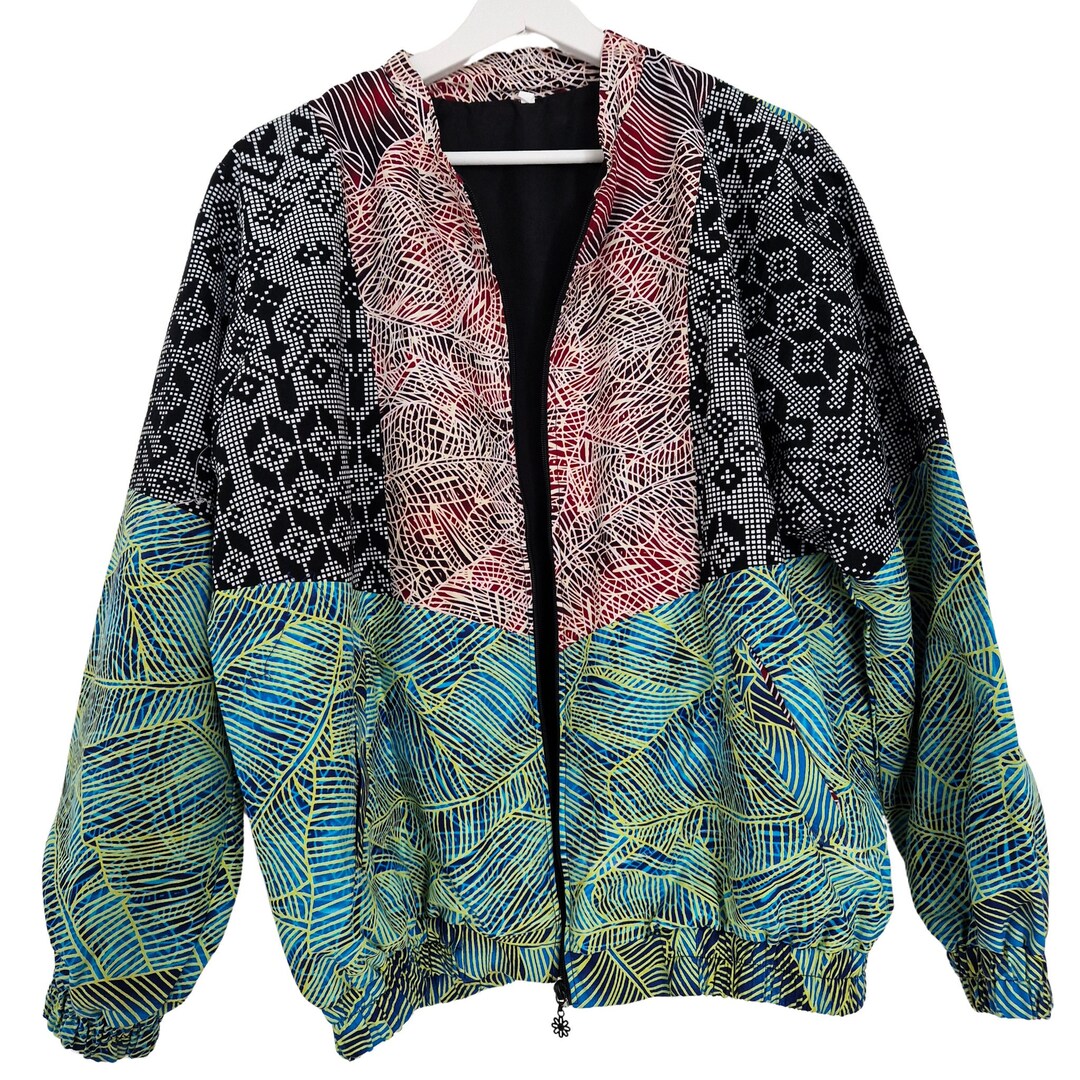 African Print Jacket, Unisex Jacket, Patchwork Jacket - Etsy