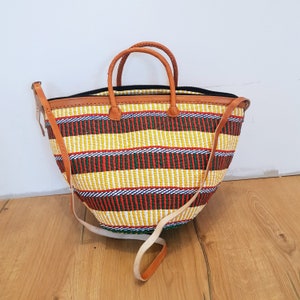 Handwoven shopping bag, African bag, summer bag, sisal bag