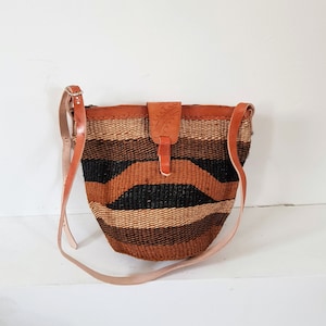 Sisal bag, handwoven bag, brown bag, sisal bag, bag, African bag, Kiondo, summer bag, beach bag, Kenyan bag
