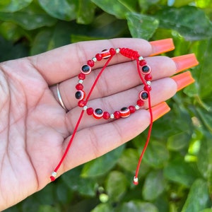 Braccialetto anti-malocchio rosso per neonati e bambini, braccialetti per bambini, regali unici, braccialetto anti-malocchio per neonati