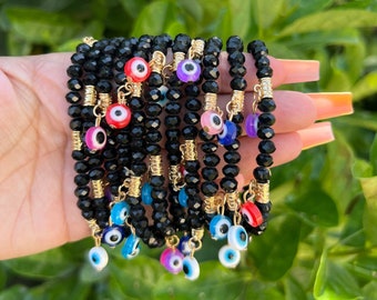 Rainbow Evil Eye Bracelet, Bracelets for women, jewelry, gift, unique gifts, best friend gifts, gift for her, friendship bracelet