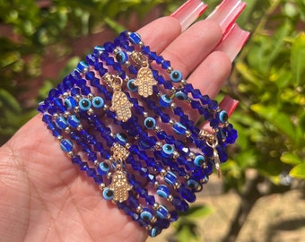 Blue Evil Eye Bracelet, Bracelets for women, jewelry, gift, unique gifts, best friend gifts, gift for her, friendship bracelet