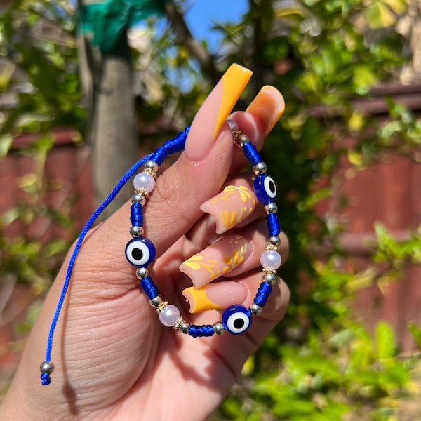Blue Evil Eye Bracelet, Bracelets for women, jewelry, gift, unique gifts, best friend gifts, gift for her, friendship bracelet