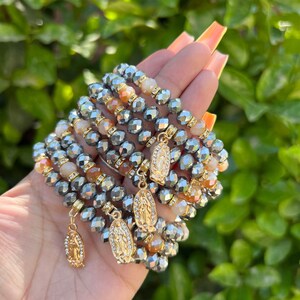Virgen de Guadalupe Beaded Bracelet, Bracelets for women, unique gifts, best friend gifts, gift for her, friendship bracelet
