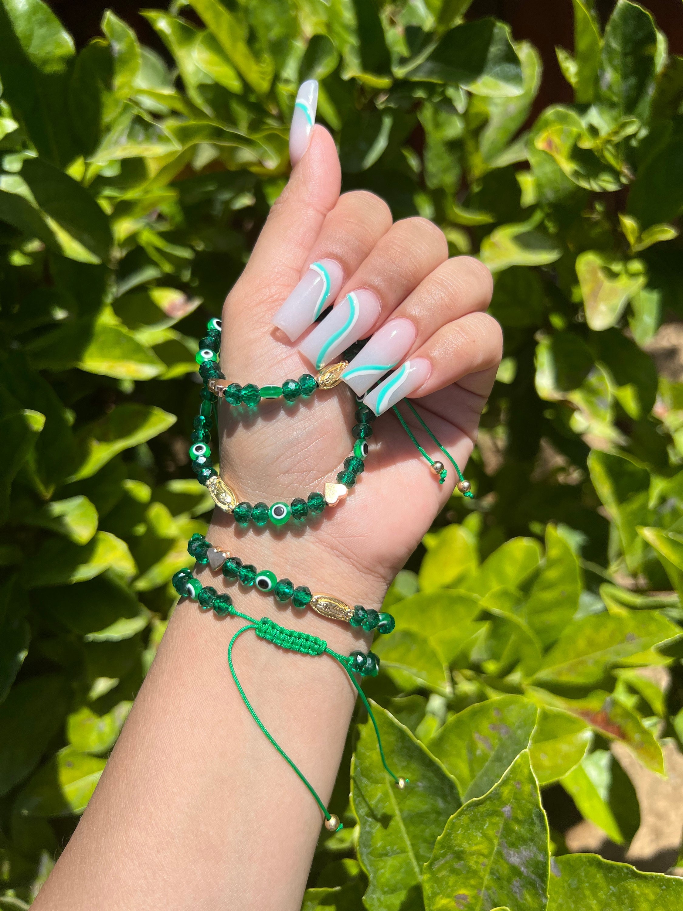 green mexican bracelet