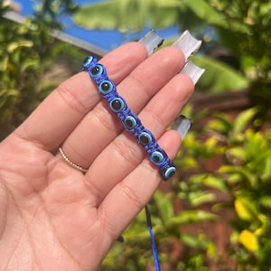 Bracciale Blue Evil Eye, Bracciali per donne, gioielli, regalo, regali unici, regali per migliori amiche, regalo per lei, braccialetto dell'amicizia