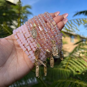 Virgen de Guadalupe Beaded Bracelet, Bracelets for women, jewelry, gift, unique gifts, best friend gifts, gift for her, friendship bracelet