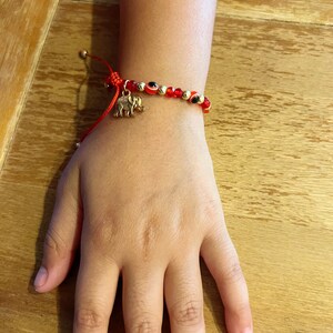 Baby Toddler Red Evil Eye Bracelet, Bracelets for kids babies, unique gifts, newborn evil eye bracelet image 7