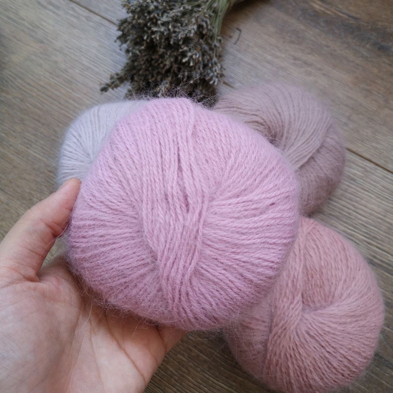 Angora Yarn for Knitting 100 Angora Fluffy Yarn 25 Gram Etsy
