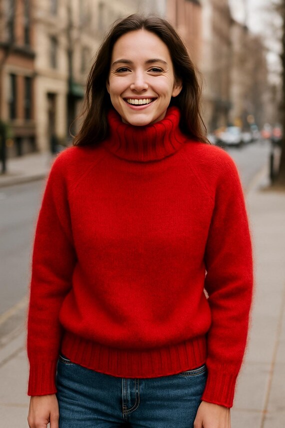 Sweater Angora Knit Women, Angora Knit Jumper - Etsy