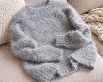 Winter Knit Angora Sweater Wool Women Warm Soft Angora Knit Winter Knit Angora Sweater Wool Women Warm Soft Angora Knit