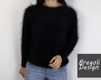 Angora Sweater Limited Edition Knit Cozy Winter Fluffy