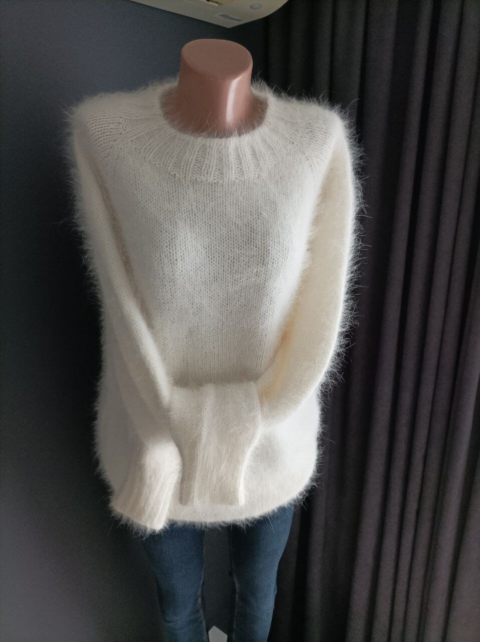 Angora Sweater Limited Edition Knit Cozy Winter Fluffy