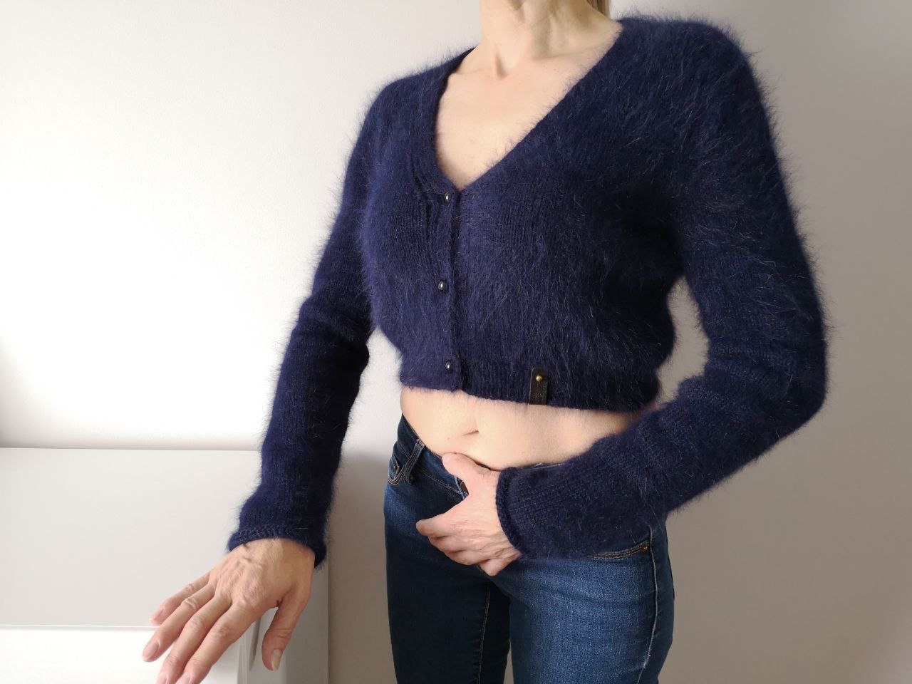 Angora Short Cardigan Kate Middleton Angora Bridal Bolero