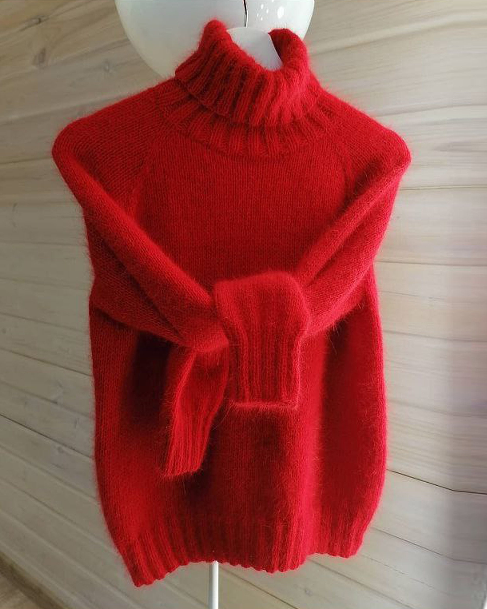 【HI FI FNK】Del Angora Turtle Neck Angora Turtle Neck - Etsy
