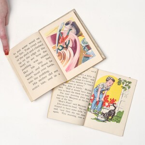 Vintage Peggy’s Pokey (1940) and Tom Thumb (1942) Picture books Crafting pieces