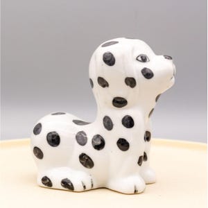 Vintage Dalmation Dog Figurine Ceramic