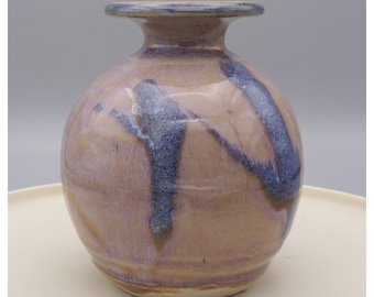 Rob Grimes Tested by Fire Pottery Signed  Stoneware Vase Small Art Pottery