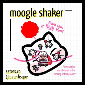 FFXIV Moogle Shaker Key Ring