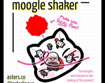 FFXIV Moogle Shaker-sleutelhanger