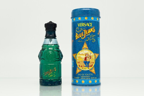 blue jeans man versace