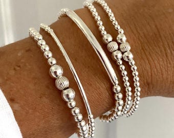 Bracciale a Fascia di Perle rosate ed Argento 925 - Bracciali Perla Bracciale a Fascia di Perle rosate ed Argento 925 - Bracciali Perla