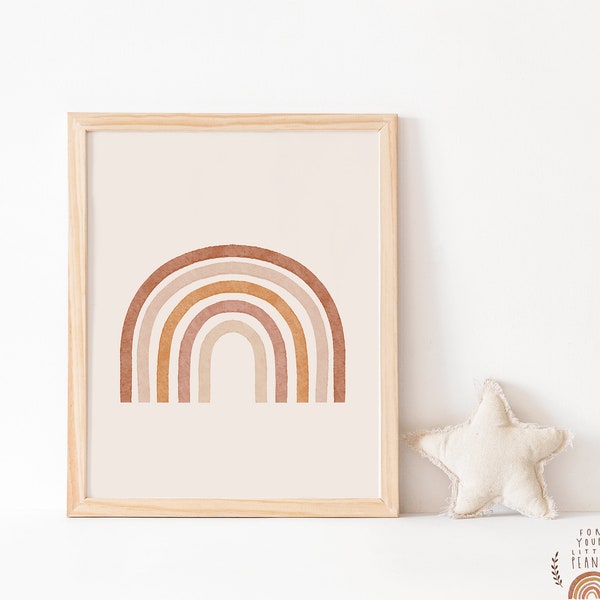 Nursery Wall Art Rainbow Nursery Decor Printable Wall Art Nursery Prints Digital Prints Nursery Art Kids Room Art Baby Room Decor