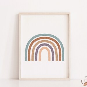 Arte della parete della scuola materna Arcobaleno Arredamento della scuola materna Arte della parete stampabile Stampe della scuola materna Stampe digitali Arte della cameretta dei bambini Arte della camera dei bambini Arredamento della camera del bambino