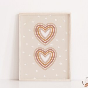 Nursery Wall Art Heart Nursery Decor Printable Wall Art Nursery Prints Digital Prints Nursery Art Kids Room Art Baby Room Decor