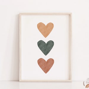 Nursery Wall Art Heart Nursery Decor Printable Wall Art Nursery Prints Digital Prints Nursery Art Kids Room Art Baby Room Decor