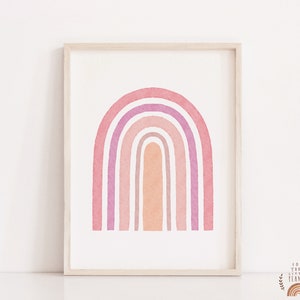 Arte della parete della scuola materna Arcobaleno Arredamento della scuola materna Arte della parete stampabile Stampe della scuola materna Stampe digitali Arte della cameretta dei bambini Arte della camera dei bambini Arredamento della camera del bambino