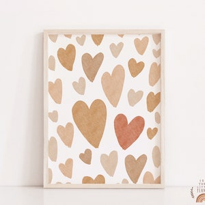 Nursery Wall Art Heart Nursery Decor Printable Wall Art Nursery Prints Digital Prints Nursery Art Kids Room Art Baby Room Decor