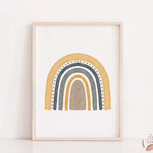 Arte della parete della scuola materna Arcobaleno Arredamento della scuola materna Arte della parete stampabile Stampe della scuola materna Stampe digitali Arte della cameretta dei bambini Arte della camera dei bambini Arredamento della camera del bambino