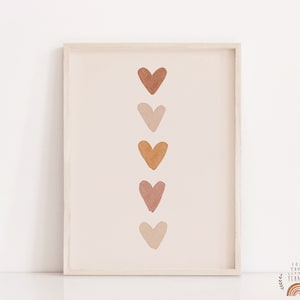 Nursery Wall Art Heart Nursery Decor Printable Wall Art Nursery Prints Digital Prints Nursery Art Kids Room Art Baby Room Decor