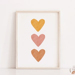 Nursery Wall Art Heart Nursery Decor Printable Wall Art Nursery Prints Digital Prints Nursery Art Kids Room Art Baby Room Decor