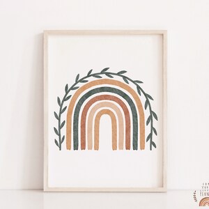 Nursery Wall Art Rainbow Nursery Decor Printable Wall Art Nursery Prints Digital Prints Nursery Art Kids Room Art Baby Room Decor