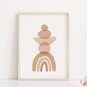 Nursery Wall Art Abstract Art Print Nursery Decor Printable Wall Art Nursery Prints Digital Prints Nursery Art Kids Room Art Baby Room Decor