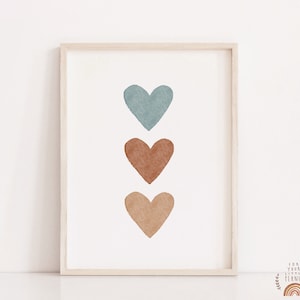 Nursery Wall Art Heart Nursery Decor Printable Wall Art Nursery Prints Digital Prints Nursery Art Kids Room Art Baby Room Decor