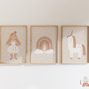 Set Of 3 Prints Nursery Wall Art Nursery Sets Printable Wall Art Nursery Prints 3 Piece Wall Art Digital Prints Nursery Art Kids Room Art