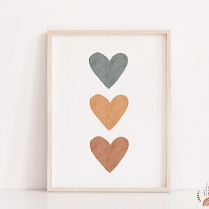 Nursery Wall Art Heart Nursery Decor Printable Wall Art Nursery Prints Digital Prints Nursery Art Kids Room Art Baby Room Decor