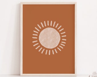 Zon print kinderkamer muur kunst zonsondergang kunst kinderkamer decor afdrukbare muur kunst kinderkamer prints digitale prints kinderkamer kunst kinderkamer kunst