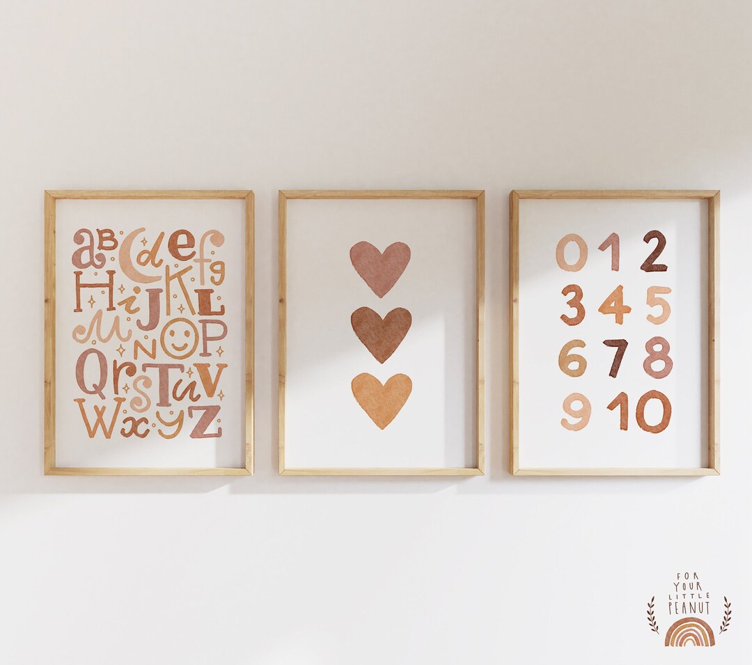 Set of 3 Prints Nursery Wall Art Nursery Sets Printable Wall Art ...