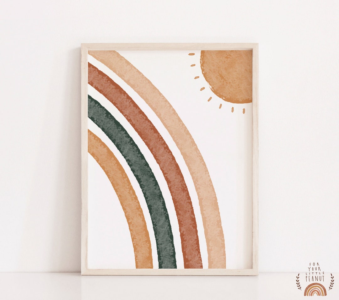 Nursery Wall Art Rainbow Nursery Decor Printable Wall Art Nursery ...