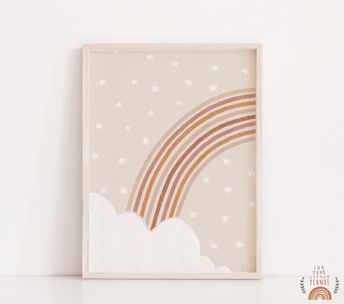 Nursery Wall Art Rainbow Nursery Decor Printable Wall Art Nursery ...