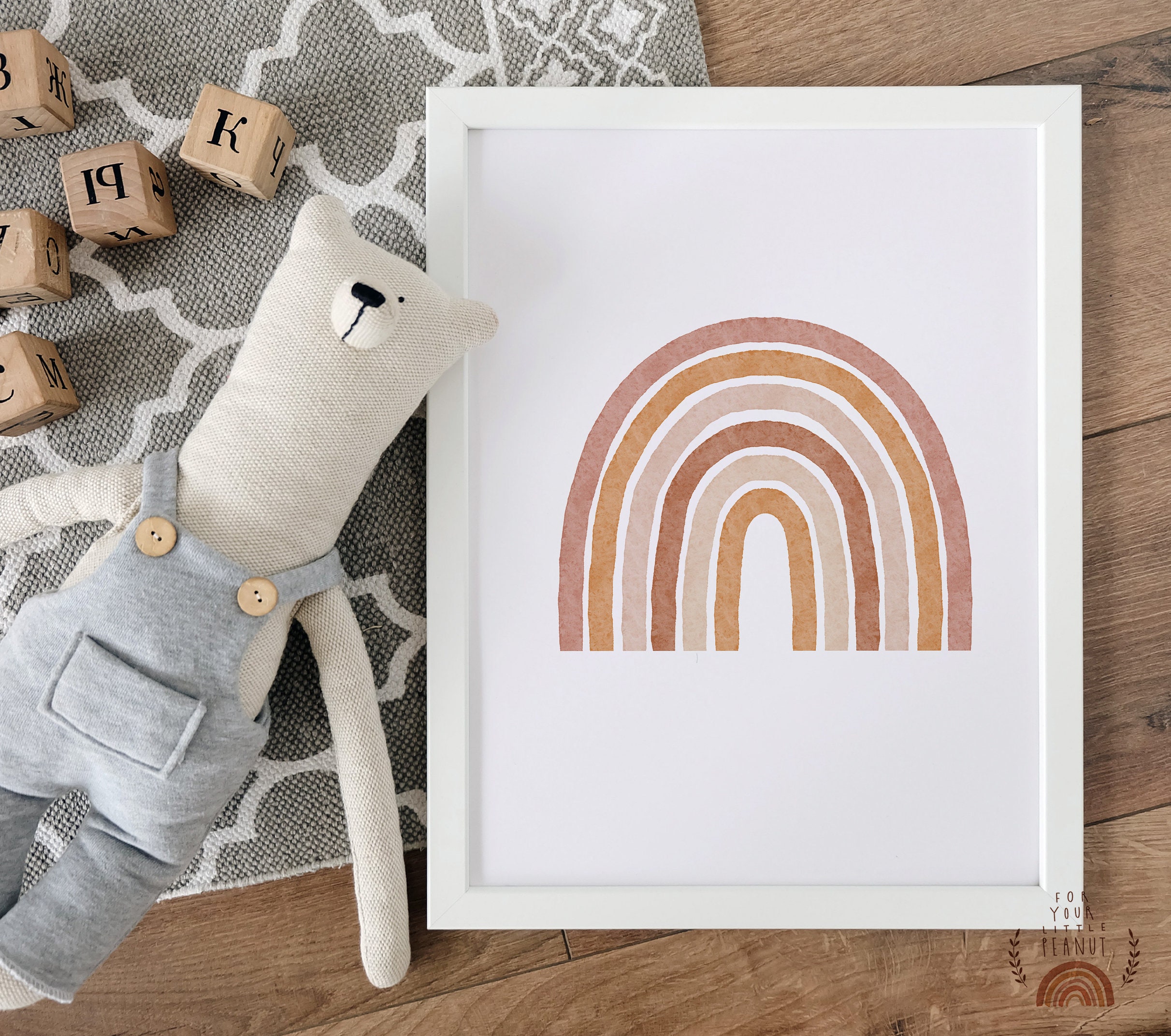Nursery Wall Art Rainbow Nursery Decor Printable Wall Art Nursery ...
